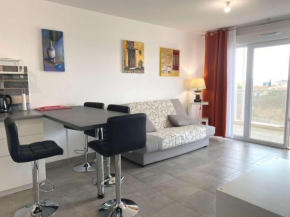 Appartement T2 avec balcon, parking privé, wifi - Balaruc-les-Bains - FR-1-553-204
